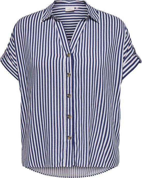 ONLY CARMAKOMA CARYASMIN SHIRT S/S WVN NOOS Dames Blouse