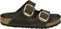 Birkenstock ARIZONA BIG BUCKLE LEATHER - Dames slippers - Kleur: Bruin - Maat: 39