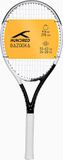 HUNDRED Bazooka tennisracket met volledige hoes | 1 punts Head Heavy | Wit/Zwart, gripmaat 2 | Grafiet | 270 gram