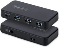 StarTech.com 4-Port USB-C en USB-A Hub, 5Gbps, Self Powered, 2-in-1 USB-C en USB-A Host Kabel, 1x USB-C en 3x USB-A (1x BC 1.2), Inclusief 36W Power Adapter