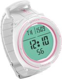 CRESSI Goa Duikcomputer met RGBM Dual Mix algoritme - compact en veelzijdig voor scuba- en snorkelen, wit/roze