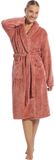 Ten Cate Basics badjas rose dot voor Dames | Maat XL