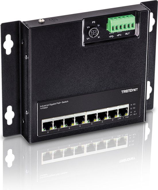 Trendnet TI-PG80F Unmanaged Gigabit Ethernet PoE+ Switch