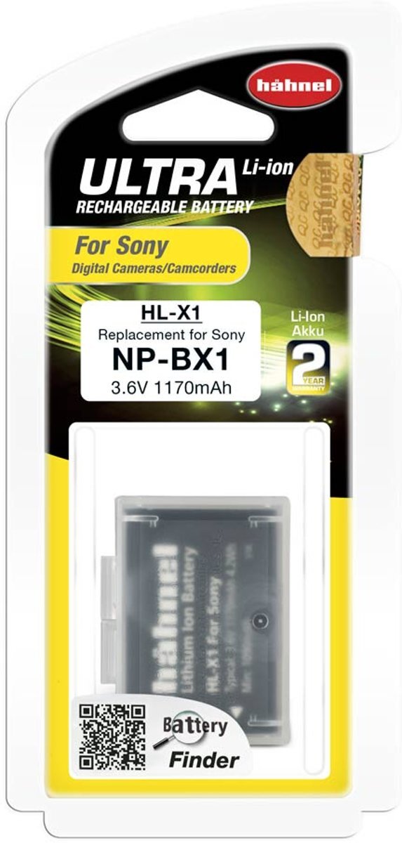 Hähnel HL-X1 Ultra Li-Ion Accu voor Sony