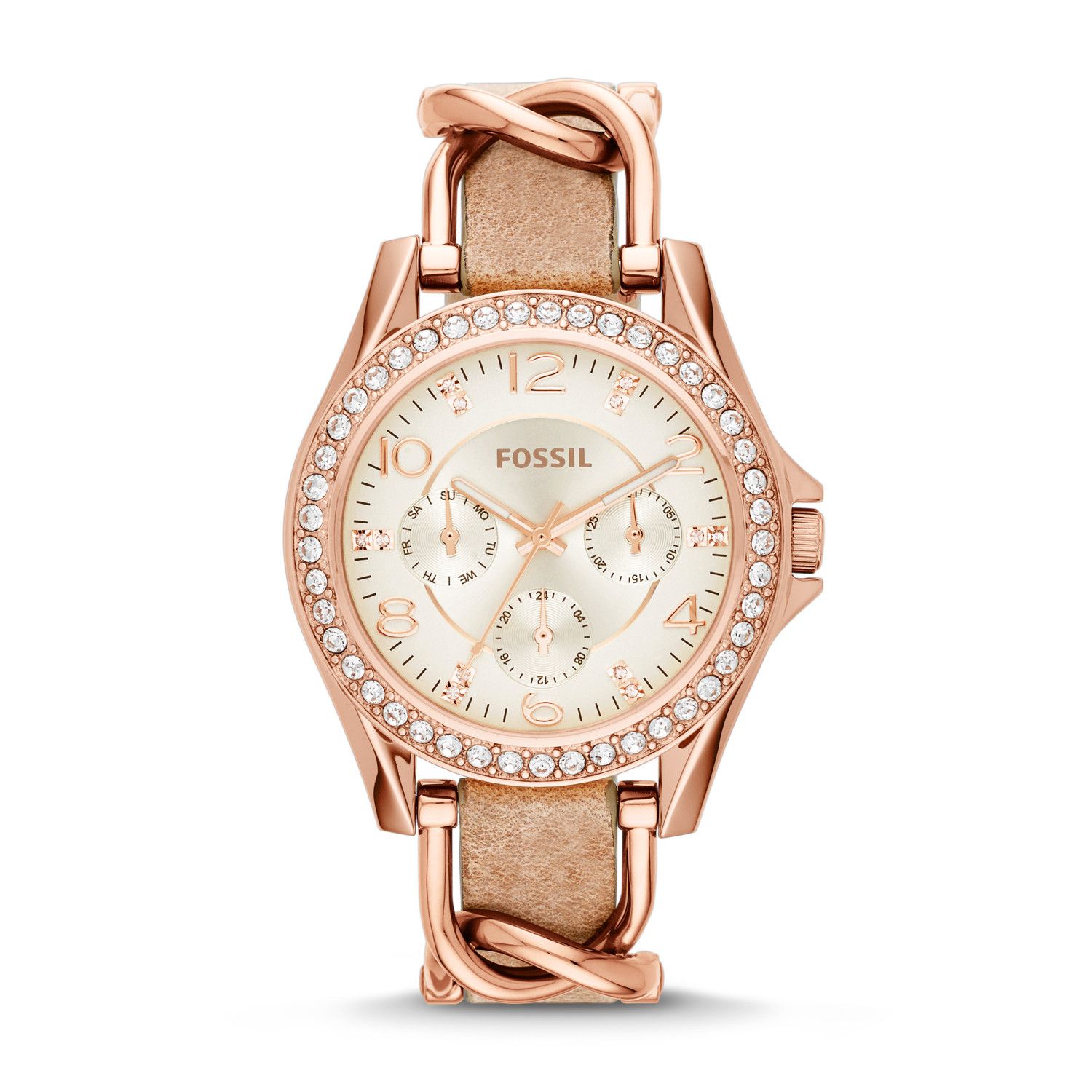 Fossil ES3466P Horloge Dames 38mm