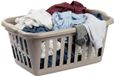 Storage Solutions Panier à linge 40 litres - Plastique - Beige - 60 x 40 x 26 cm