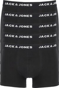 Jack & Jones JACK&JONES ADDITIONALS JACHUEY TRUNKS 5 PACK NOOS Men's Boxers - Black - Size L