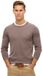 Superdry - Essentials lichtgewicht gebreid sweatshirt met ronde hals - Heren - Plum Grey - XXL