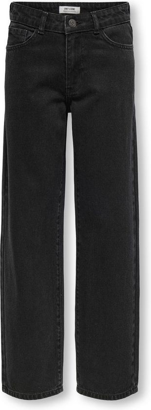 ONLY & SONS Jongens Jeans - Loose Fit - Zwart - Katoen/Polyester - Regular Waist