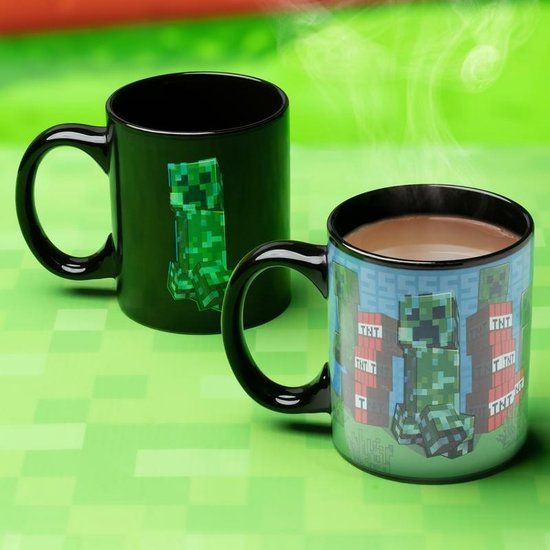 Minecraft - Creeper Warmtegevoelige Mok - 300ml