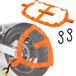 Sangles d'arrimage pour moto avec 2 crochets pour transport sécurisé