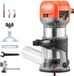 VEVOR Bovenfrees, 710 W, Variabele Snelheid, Kantenfrees met Vaste Voet en Stofafzuiging, Parallelgeleider, Freesmachine voor Houtbewerking, Afwerken, Doe-Het-Zelfprojecten, met Snoer