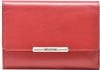 Esquire Helena Portemonnee I Leer 14 cm - Dames - Horizontaal - Rood