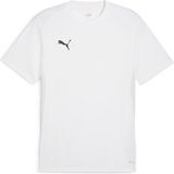 PUMA teamGOAL Jersey Heren sportshirt - PUMA White-PUMA Black-Feather Gray