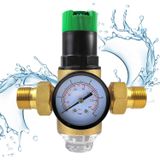 Régulateur de pression d'eau réglable en laiton avec filtre
