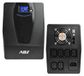 ADJ Groep van continue stroomvoorziening (UPS), interactief type, 1500VA, 900W, 6 IEC C13 uitgangen, USB, modelnummer 650-01502