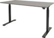 Schaffenburg Zit Sta Bureau - Elektrisch 120x80 grijs -zwart frame