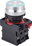 TRU COMPONENTS TC-10091060 ONPOW26-11ZE/B/12V Drukschakelaar 250 V 5 A 1x aan/aan Continu Blauw IP40 1 stuk(s)
