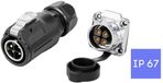 TRU COMPONENTS TC-15034264 Connecteur étanche Nombre total de pôles : 4 1 pièce(s)
