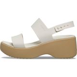 Crocs Brooklyn Sky Sandal dames sandalen – lichtgewicht comfort – beige (212250)