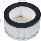 vidaXL HEPA-filters 2 st voor asstofzuigers wasbaar