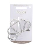 Solida pince à cheveux métal argent