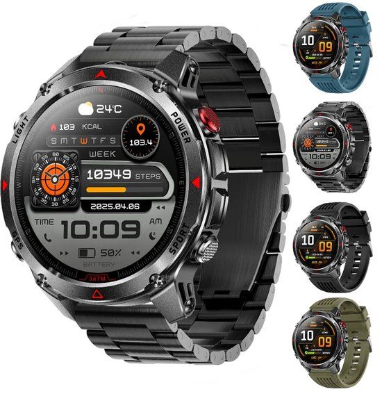Golden Sound GPS Smartwatch - Model 2 - Extra batterijduur - Extra bandjes