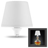 REV LAMPRUSCO LED lampe à bouteille sur batterie - lampe de table sans fil 130lm 2W 4000mAh - lumière de bouteille dimmable en blanc chaud & IP54 résistant aux éclaboussures - lampe de table tactile pour intérieur et extérieur