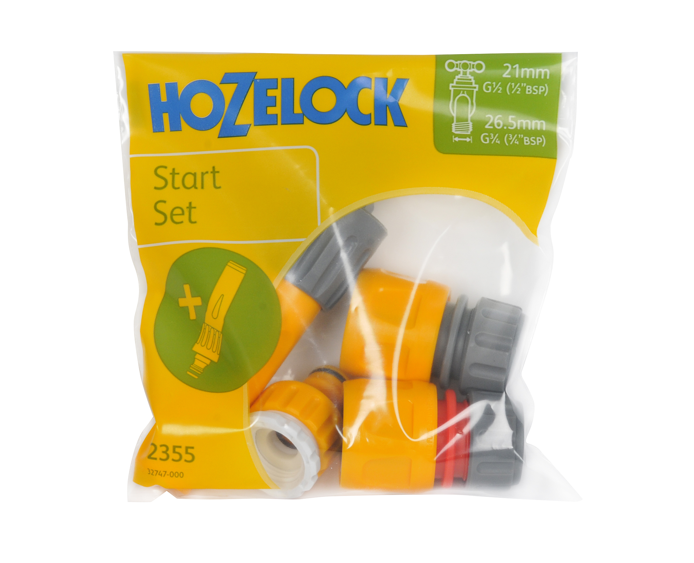 Hozelock Startset koppelstukken &amp; tuinspuit &#216; 12.5 &amp; 15 mm