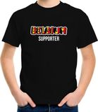 Bellatio Decorations Zwart Belgium fan t-shirt voor kinderen - Belgium supporter - Belgie supporter - EK/ WK shirt / outfit 158/164