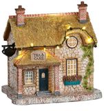 Luville 2026 Luville - Tea House Wit/Bruin/Groen/Geel Hars/Kunststof/Metaal 17 cm x 15 cm