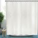 OEM Shenzhen Haorui Industrial Technology Co., Ltd. Douchegordijn, polyester textiel, schimmelbestendig, machinewasbaar, met 12 metalen inslagringen, breedte 180 cm x hoogte 210 cm, kleur crème