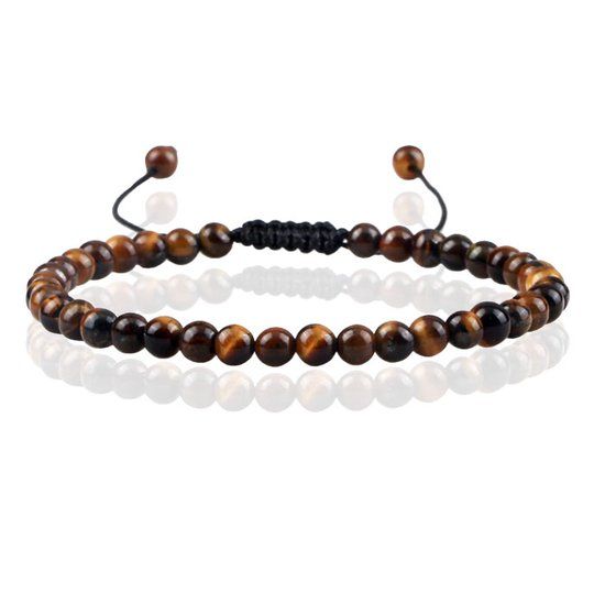 Memphis No.1 Armband - 4mm Tigereye