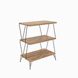 WELL HOME MOBILIARIO & DECORACIÓN Bijzettafel, 100% melamine gecoate spaanplaat, grenen