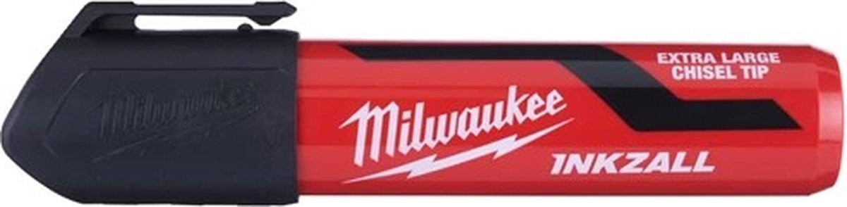 Milwaukee 4932471559 INKZALL marker met beitelpunt XL - zwart