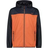 CMP Waterdichte jas Oranje Polyester Lange mouw Rits Colorblock Mannen 3XL Sportswear
