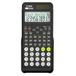 Wetenschappelijke rekenmachine voor studenten, 991 MS Science Calculator voor middelbare en middelbare schoolbenodigdheden, rekenmachine met deksel (zwart)