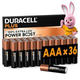DURACELL Plus AAA Alkaline batterijen, 36 Stuks, 1.5V, LR03