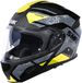 SMK Gullwing Navigator Casque modulable - Gris/Jaune - Taille 2XL