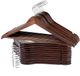 Max Home Houten Kleerhangers 20 Eenheden Bruin