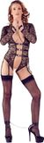 Cottelli Collection Bondage Cottelli Bondage Suspender body - Zwart - Maat M