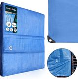 KOTARBAU® Afdekzeil - Polyethyleen - 4 x 8 m - Blauw - 60 g/m² - Waterdicht