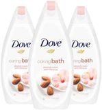 Dove Badcrème Amandelmelk & Hibiscus - 3 x 450 ml