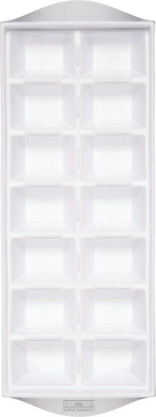 Barcrafts Barcraft Ijsblokjesvorm 12 X 32 Cm Wit