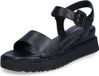 Tamaris - Dames - Sandalen met hak - Zwart - Maat 40