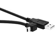 PremiumCord USB-aansluitkabel - Mini USB 2 m, USB A-stekker naar Mini B stekker 90° hoek