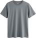 Next Heren T-shirt met ronde hals van katoen - Antracietgrijs - Maat L