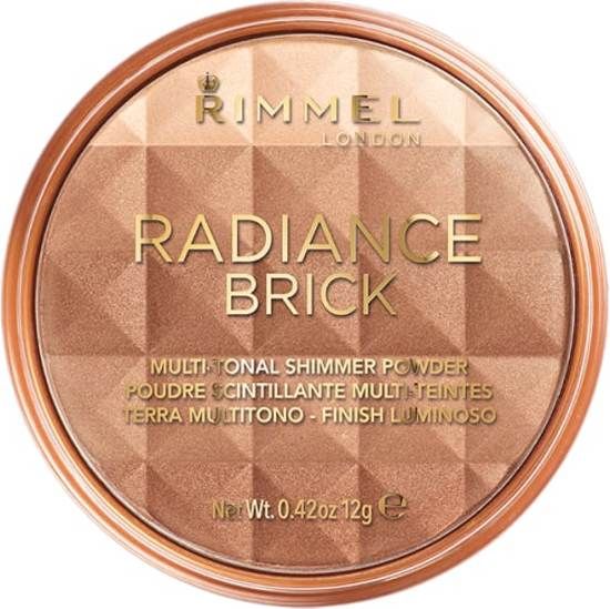 Rimmel London Radiance Brick Multifunctional Shimmer Powder - 001 Light