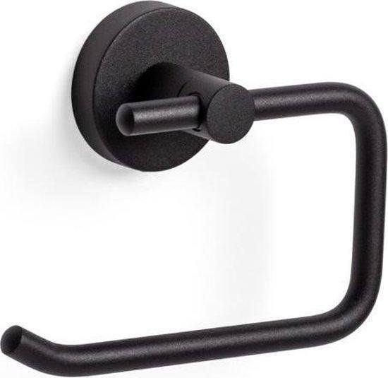 Haceka Kosmos Toiletrolhouder - Mat Zwart - 14 cm