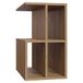 WELL HOME MOBILIARIO & DECORACIÓN Bijzettafel voor woonkamer, 59,6 x 35,6 x 63,2 cm